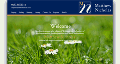 Desktop Screenshot of matthewnicholas.co.uk